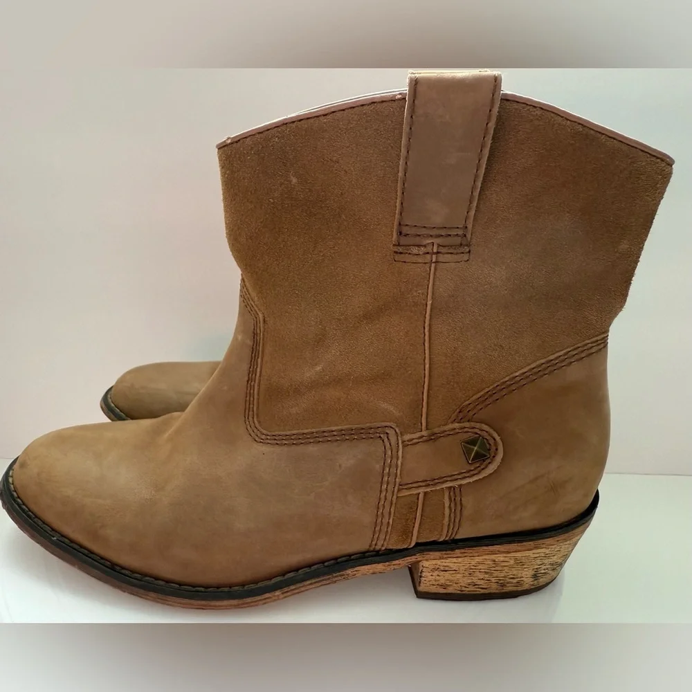 Santa Fe Boot Co. Leather Ankle Boots - Size 8 - Picture 5 of 11